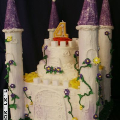 4 Year Old's Castle Cake