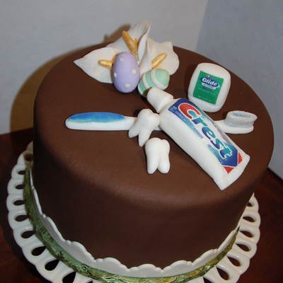 Easter Cake For A Dentist