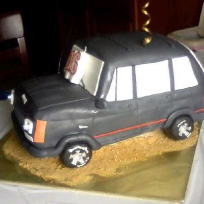 Jeep Cherokee 16Th Birthday Cake