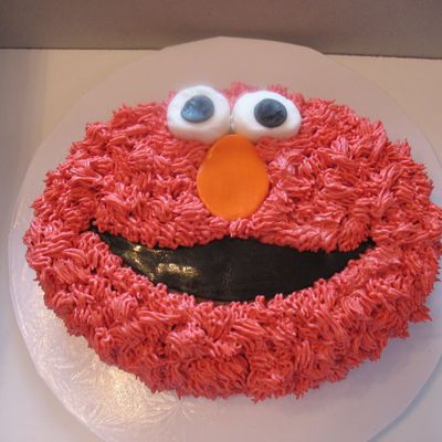 Elmo Smash Cake