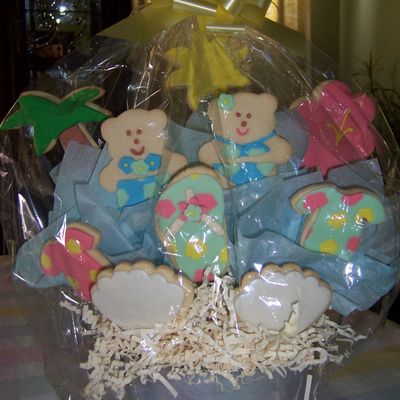 Luau Cookie Bouquet