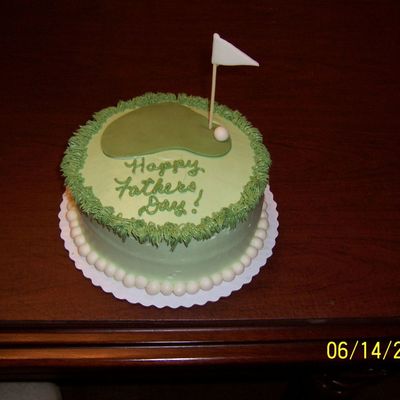 Fathers Day Golf Cake