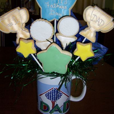 Fathers Day/golfer Cookie Bouquet