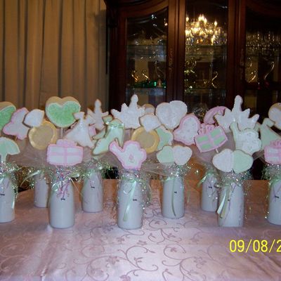 Cookie Bouquets For My Bridal Shower