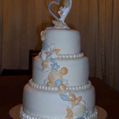 Seashell Wedding Cake