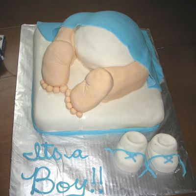 Baby Bum Cake
