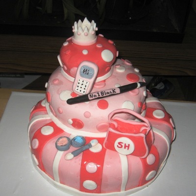 Makeup And Princess Cake