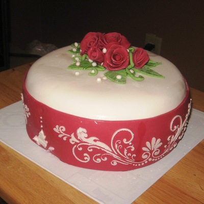 Roses With Pearls And Lace