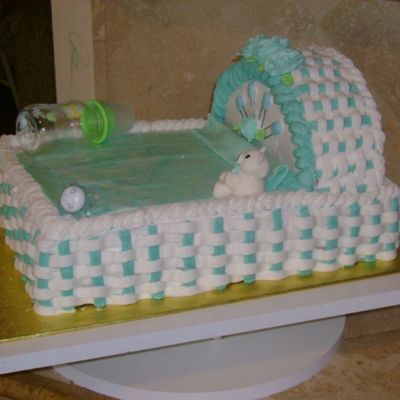 Baby Crib Side View