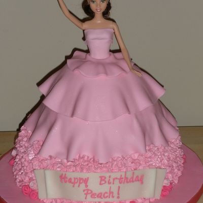 Pink Doll Cake