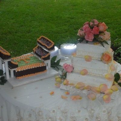 Wedding And Groom's Cake