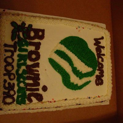 Brownie Troop Cake