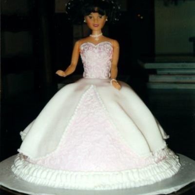 Doll Cake Done In Fondant