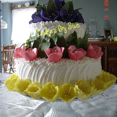 Tulip Cake For My Daughter's Grad