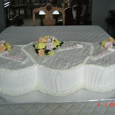 Heart Wedding Cake