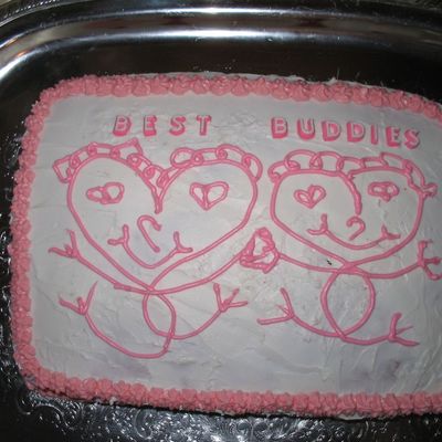 Best Buddies Valentine Cake