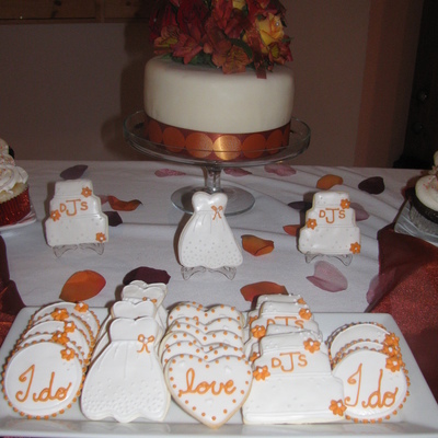 Wedding Cake And Cookies