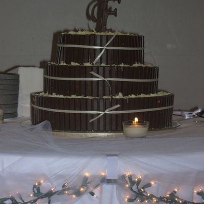 Kit Kat Wedding Cake