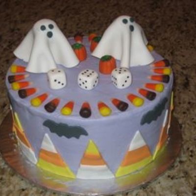 Bunco Halloween Cake