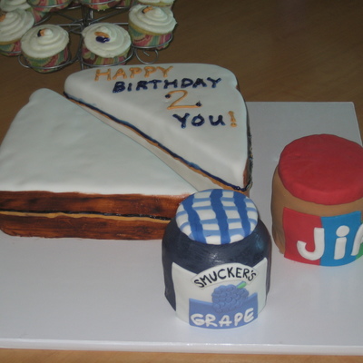 Pb And J Bday For Twins