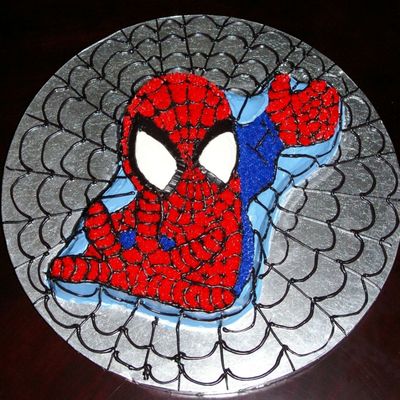 Spiderman Birthday Cake