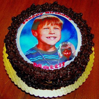 Edible Transfer Chocolate Cake