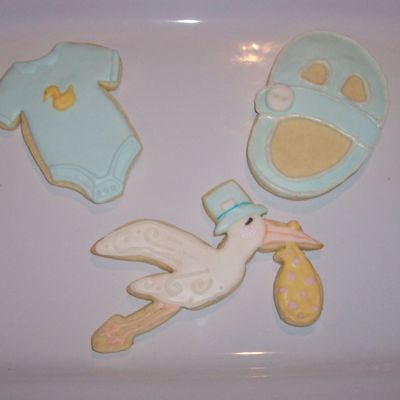 Baby Boy Cookies