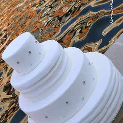 Four Tier With Swarovski Crystals