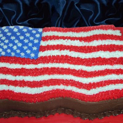 Flag Cake