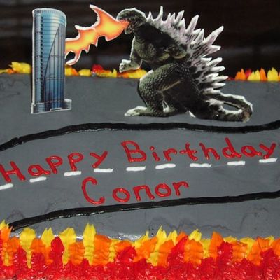 Godzilla Cake