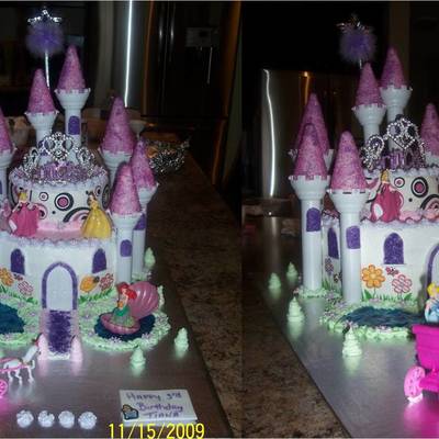 Princess Castle Cake