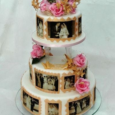 50Th Wedding Anniversary Cake