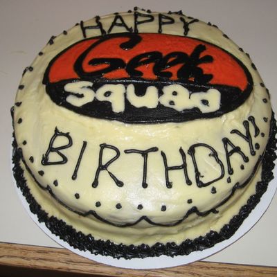 Geek Squad Cake