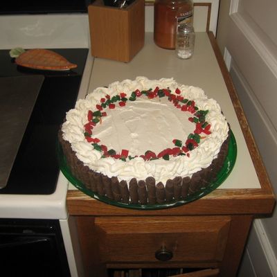 Eggnog Mousse Cake