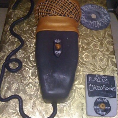 Microphone Cake
