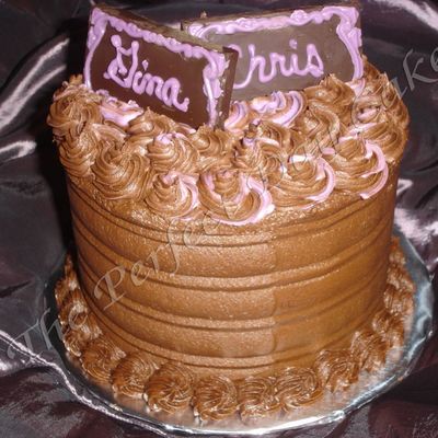 Gina & Chris Anniversary Cake