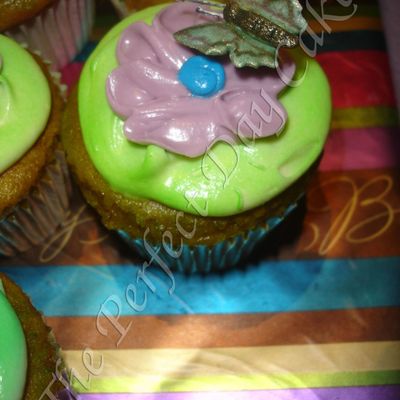 Pumpkin Butterfly Cupcake