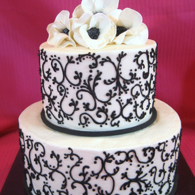 Black And White Scrollwork