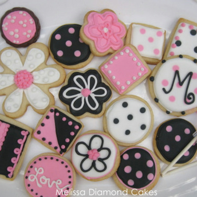 Cookies In Pink, Black, & White