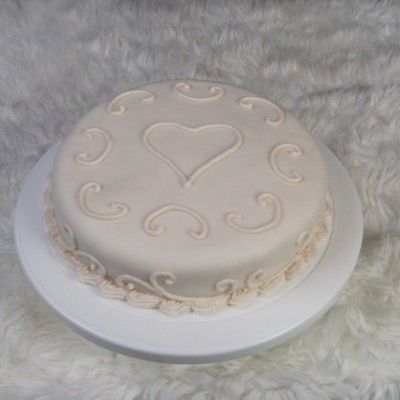First Fondant Test Cake