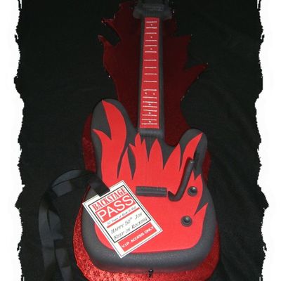 Flaming 50 Guitar
