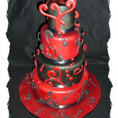 Red & Black Art Deco