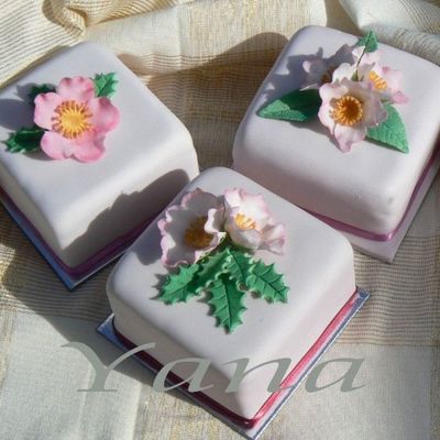 Miniature Xmas Cakes