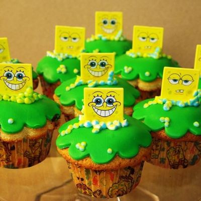 Sponge Bob Cupcakes