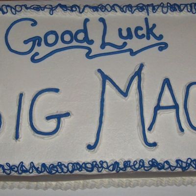 Retirement Sheet Cake