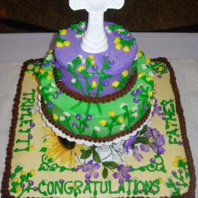 First Tiered Cake