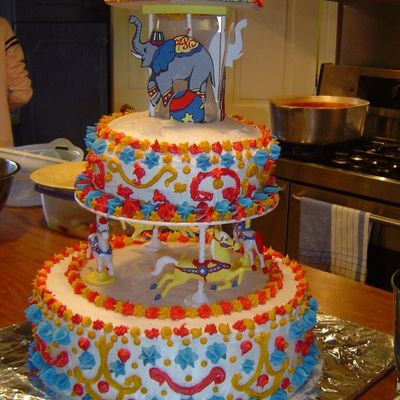 Amelia's Merry Go Round Cake