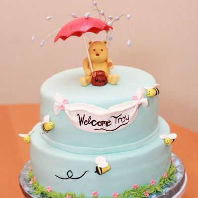 Classic Pooh Getting A Shower ;o)