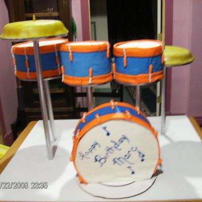 Drum Set Cakes