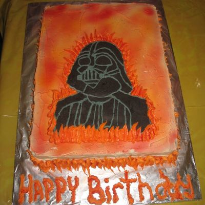 Darth Vader Birthday Cake